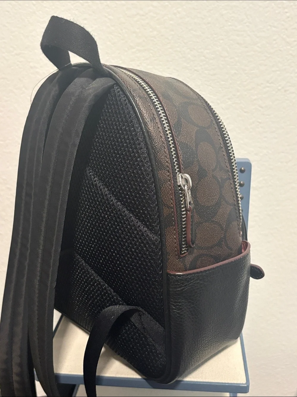 COACH NWT Mini Signature Animal Print Backpack